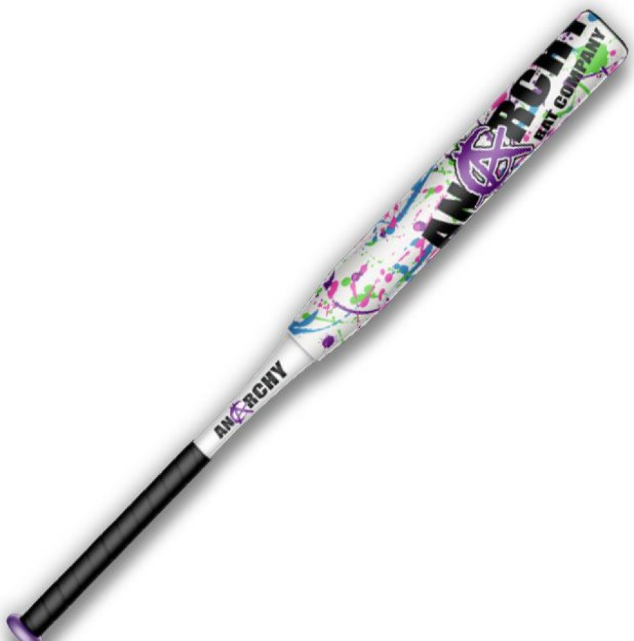 Baseball * | 2021 Anarchy Fight Schiffhauer Strong 13 Barrel .5Oz End Load 2Pc Usssa Slowpitch Softball Bat A21Ussf13-2-White Sale