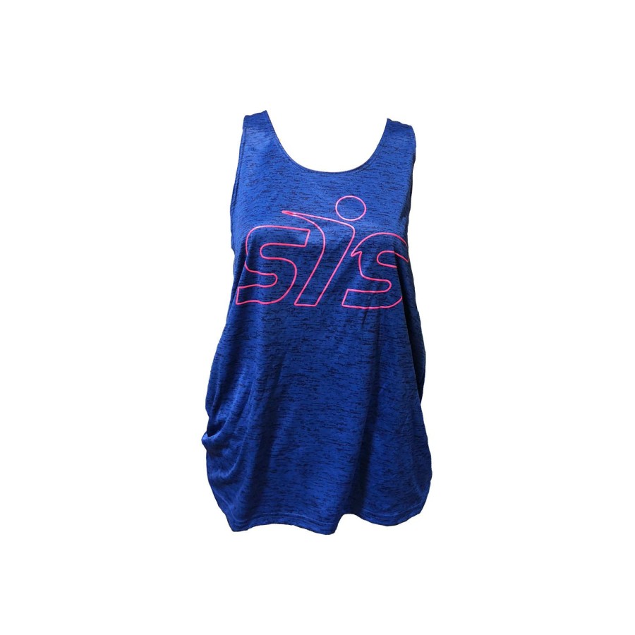 Baseball Apparels * | Smash It Sports Tonal Blend Ladies Racerback -Outline Logo-Royal/Pink Discount